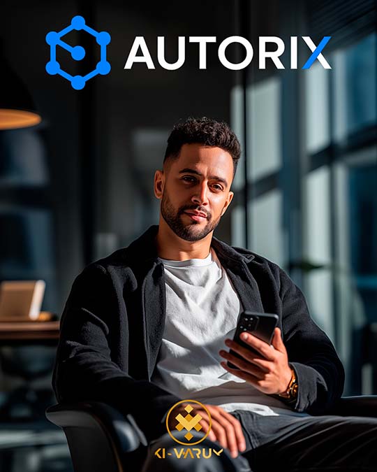 Equipo colaborando con tecnología AUTORIX